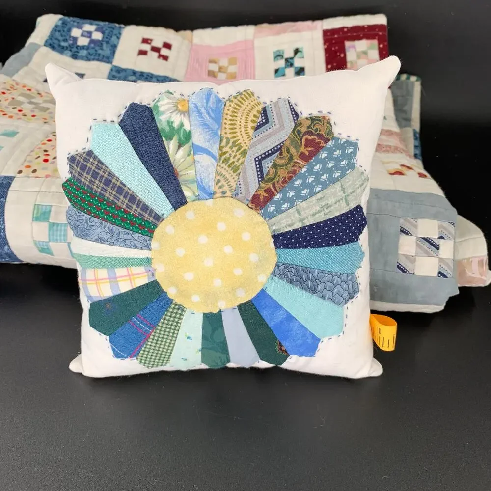 Handmade Pillow Quilted Mini 8